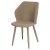 Стул мягкий бежевый из велюра (арт 25980)
