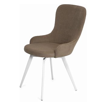 Стул с металлическими ножками мягкий из велюра (арт 29915) - Фото 2