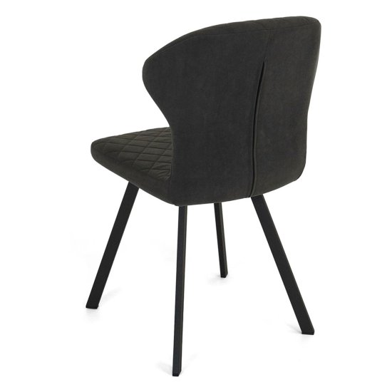 Стул на металлокаркасе мягкий из велюра (арт 19461) Фото 4