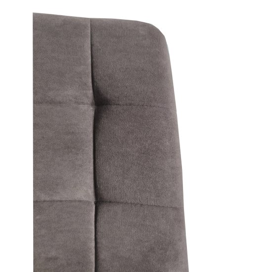 Полубарный стул с черными ножками мягкий (арт 23936) Фото 3