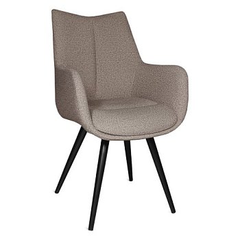 Стул-кресло на металлическом каркасе с мягким сидением (арт 34644) - Фото 2