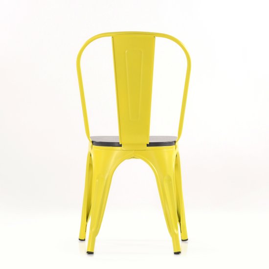 Стул дизайнерский желтый tolix (арт 6760) Фото 10