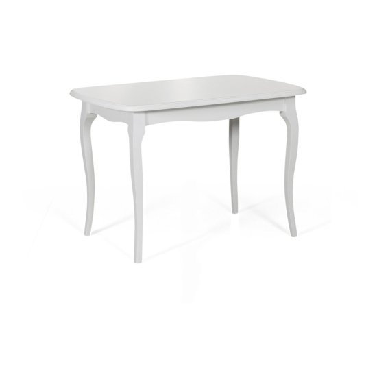 Стол для кухни раздвижной овальный белый классический (арт 10330) Фото 1