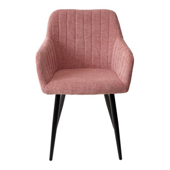 Полукресло на металлокаркасе с подлокотниками красное (арт 15677) Фото 3