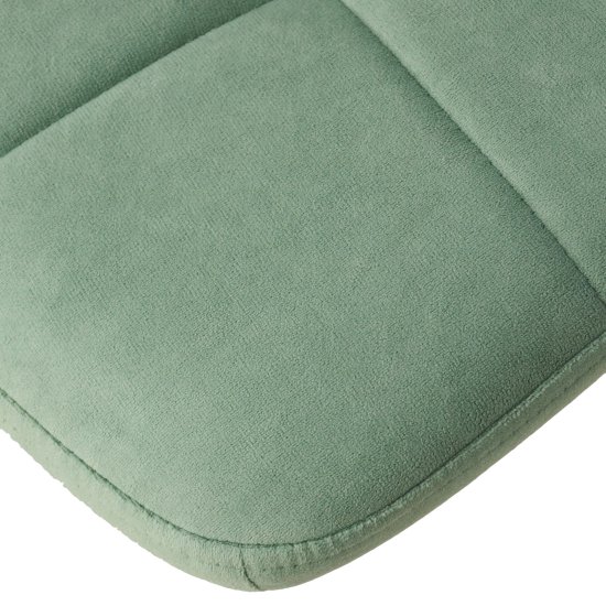 Стул на металлокаркасе мягкий зеленый из велюра (арт 18723) Фото 3