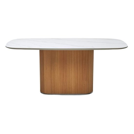 Стол обеденный на одной ножке 180 см (арт 33382) Фото 6