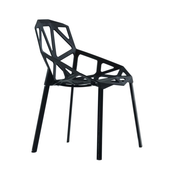 Стул на металлокаркасе черный современный (арт 6622) Фото 1