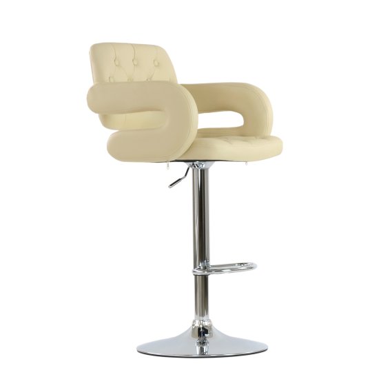 Барный стул с мягким сидением с подлокотниками (арт 5571) Фото 1