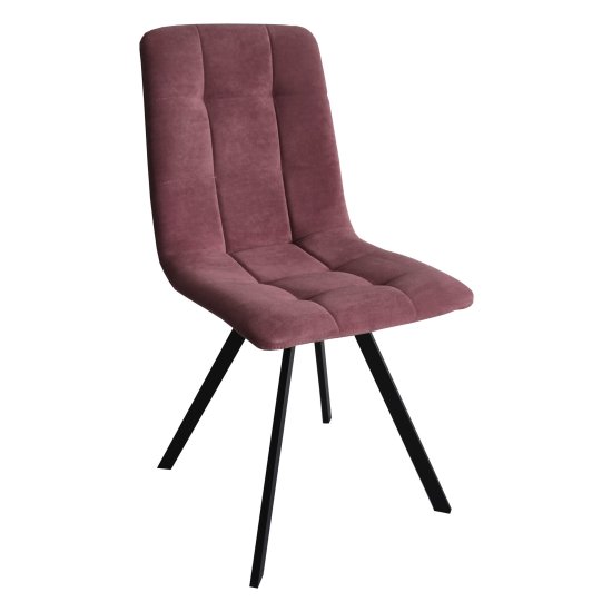 Стул на металлокаркасе пурпурный (арт 16085) Фото 1