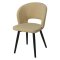Стул мягкий бежевый из велюра (арт 26902)