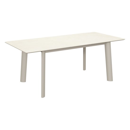 Стол раскладной из керамогранита слоновая кость (арт 35054) Фото 2