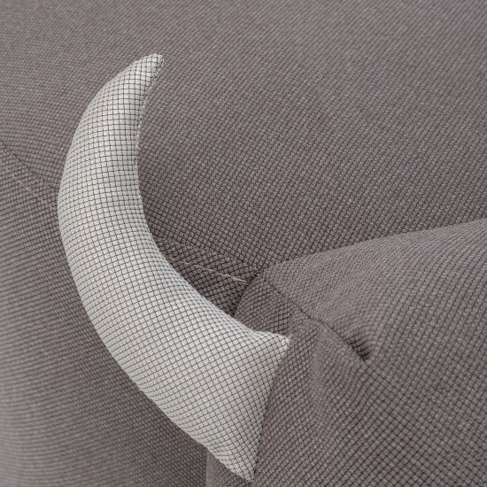 Пуфик с мягким сидением серый (арт 6949) Фото 6