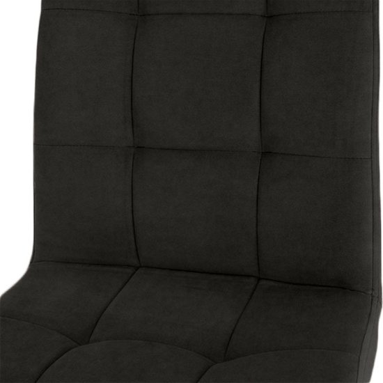 Полубарный стул мягкий коричневый из велюра (арт 35367) Фото 8