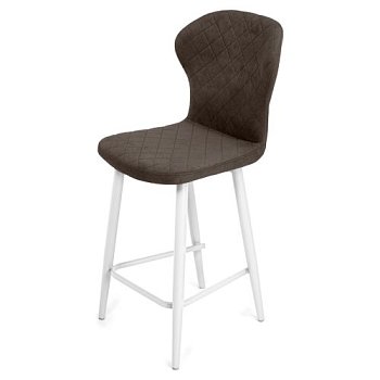 Стул барный с мягким сидением велюровый (арт 19636) - Фото 2