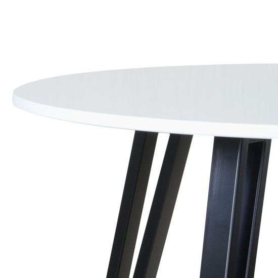 Стол дизайнерский круглый белый в современном стиле (арт 11249) Фото 2