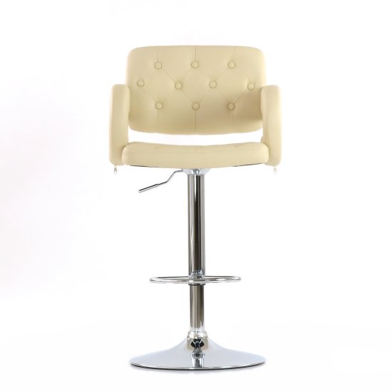 Барный стул с мягким сидением с подлокотниками (арт 5571) Фото 2