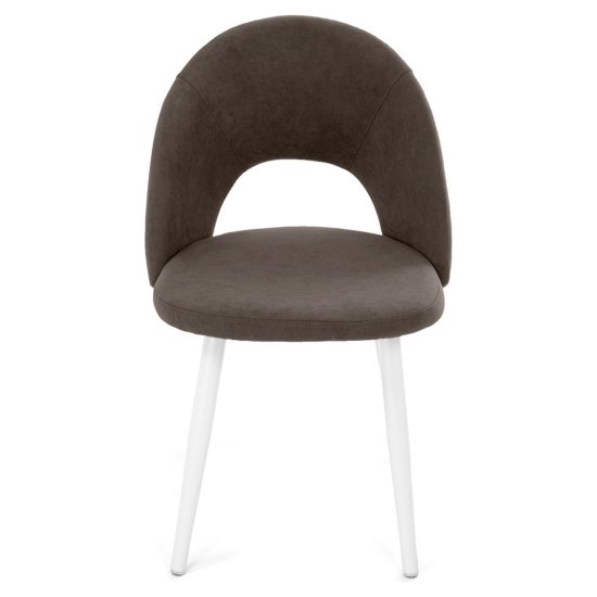 Стул кухонный мягкий бежевый из велюра (арт 21644) Фото 6