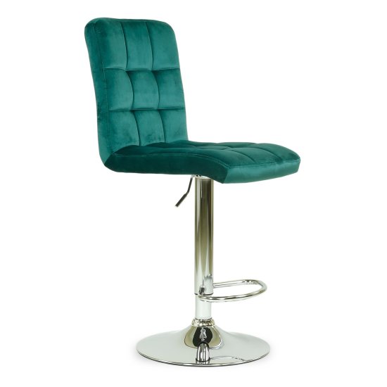 Барный стул металлический с мягкой обивкой бежевый (арт 32616) Фото 1