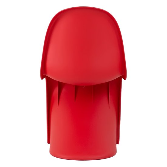 Стул для кухни интерьерный красный пластиковый (арт 29406) Фото 3