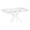 Кухонный стол раскладывающийся керамический на 1 ноге (арт 34371)