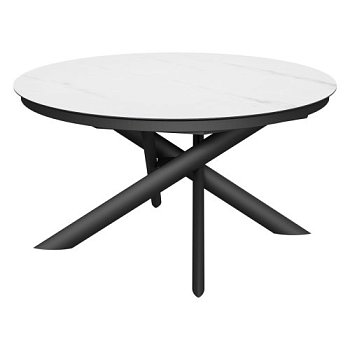 Стол круглый со столешницей из керамики на 1 опоре (арт 35128) - Фото 2