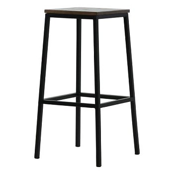 Стул барный дизайнерский коричневый лофт (арт 11458) - Фото 2