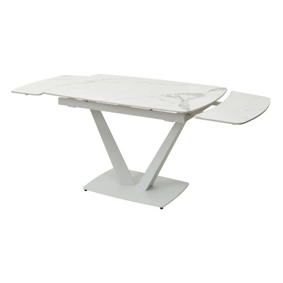 Стол с керамической столешницей на одной ноге (арт 30771) Фото 8