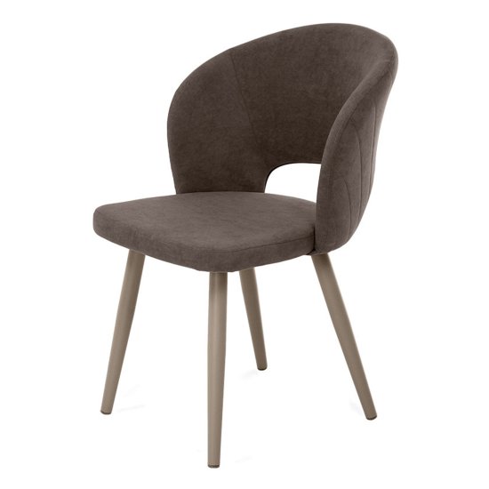 Стул на металлокаркасе из велюра (арт 26931) Фото 5