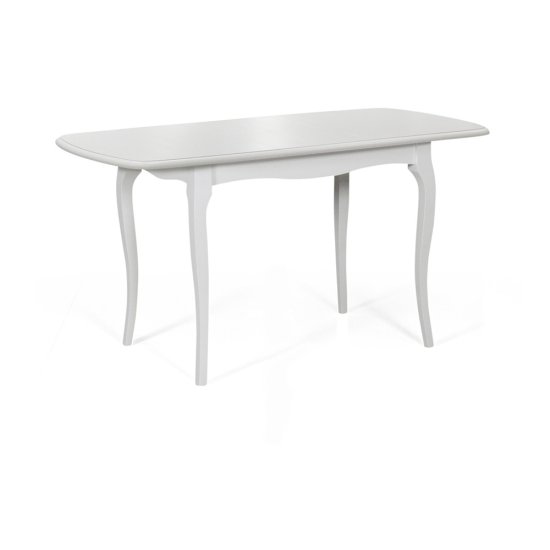 Стол для кухни раздвижной овальный белый классический (арт 10330) Фото 3