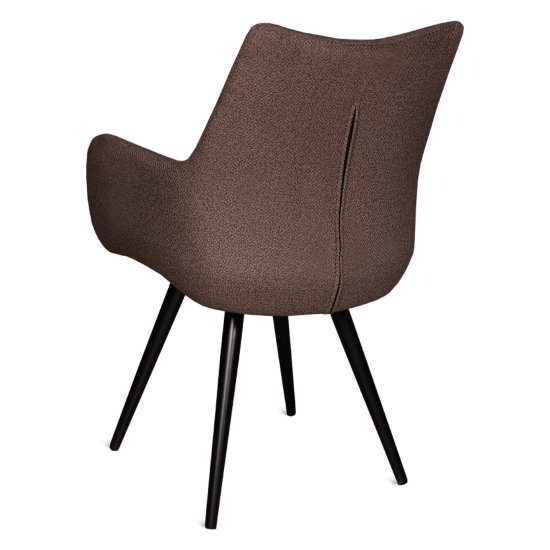 Стул-кресло на металлокаркасе с черными ножками (арт 34777) Фото 2