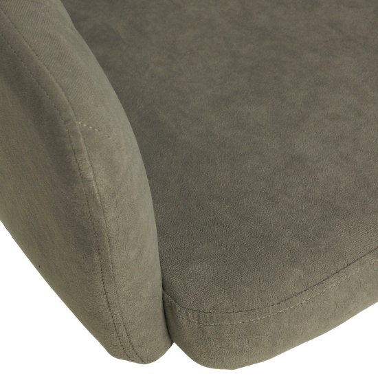 Полукресло на металлическом каркасе мягкое из велюра (арт 28229) Фото 3