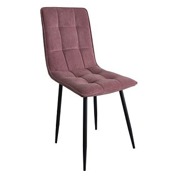 Стул кухонный с мягким сидением красный в современном стиле (арт 29654) - Фото 2