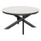 Обеденный стол круглый с керамическим покрытием на одной ножке (арт 35126)
