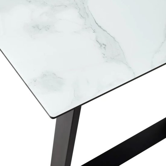 Стол обеденный раскладной под мрамор 160 см (арт 15841) Фото 8