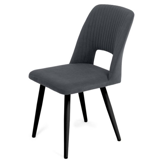 Стул на металлокаркасе из велюра (арт 19808) Фото 4