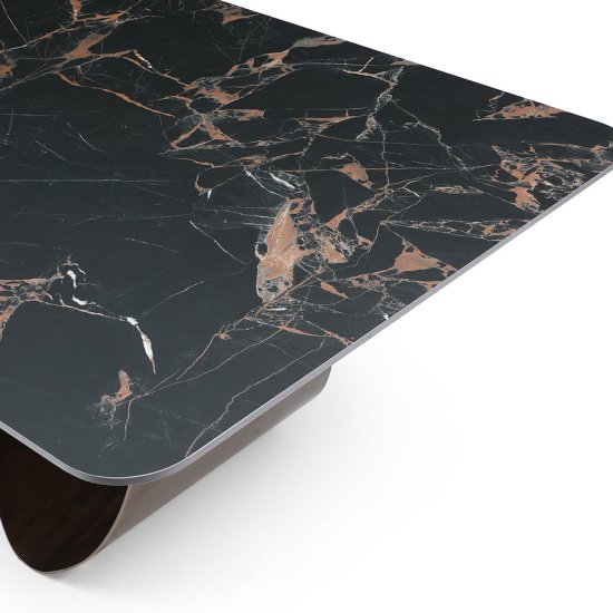 Стол раскладной керамический на одной ножке (арт 31476) Фото 5