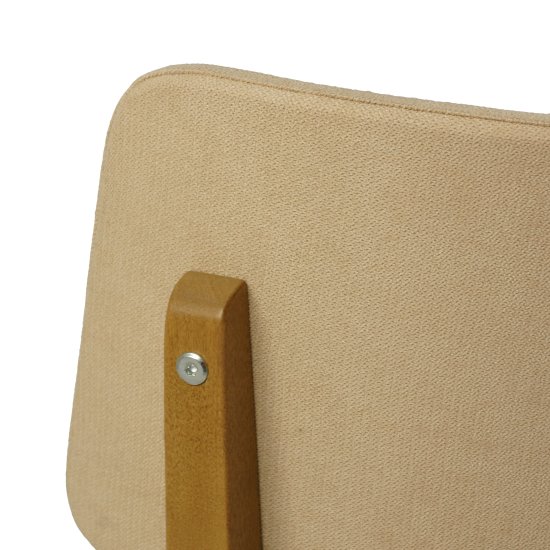 Стул деревянный мягкий кремовый (арт 31320) Фото 6