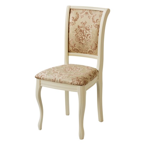Стул деревянный кремовый классический (арт 15392) Фото 1