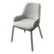 Стул кухонный на металлокаркасе с мягким сидением серый (арт 32109)