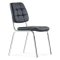 Стул на металлическом каркасе черный (арт 29138)