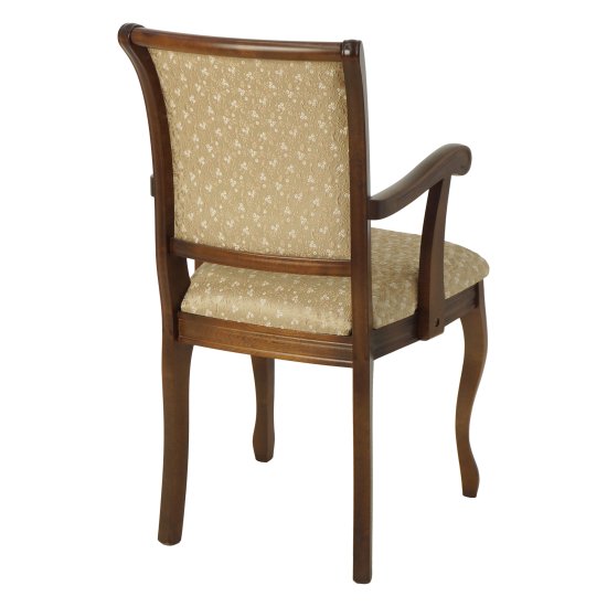 Полукресло бежевое в классическом стиле (арт 29433) Фото 2