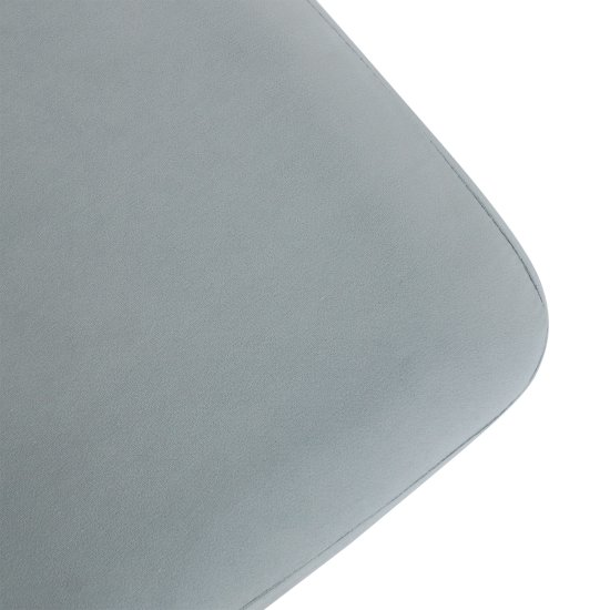 Стул на металлическом каркасе мягкий серый (арт 14926) Фото 3