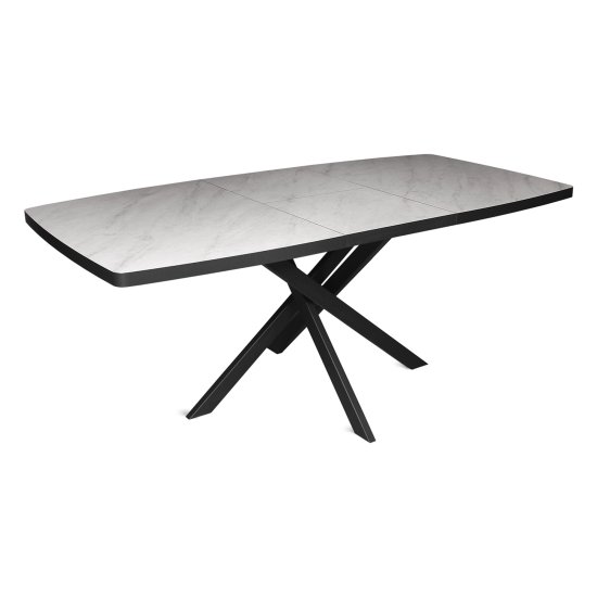 Обеденный стол раскладывающийся бежевый на одной ноге (арт 32468) Фото 2