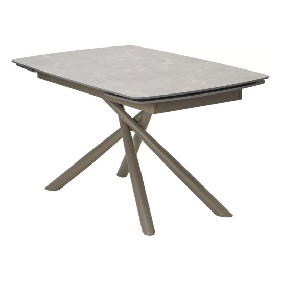 Стол обеденный раскладной из керамогранита 140 см (арт 33381) Фото 1
