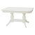 Стол для кухни белый 140 см классический (арт 14863)