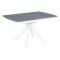 Обеденный стол с керамической столешницей на одной ножке (арт 34251)