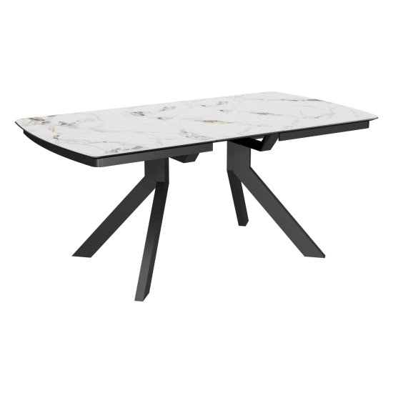 Стол обеденный раскладной керамический 130 см современный (арт 34274) Фото 2