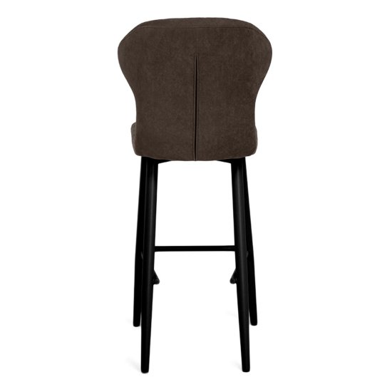 Стул с металлическими ножками мягкий из велюра (арт 19736) Фото 2