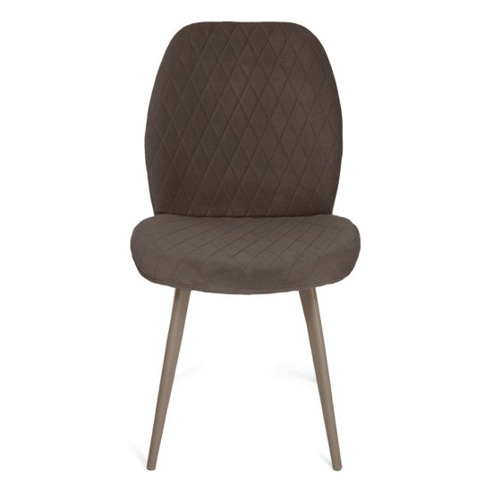 Стул обеденный металлический с обивкой из велюра (арт 33563) Фото 5