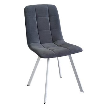 Стул ножки белые с мягкой обивкой розовый (арт 25075) - Фото 2